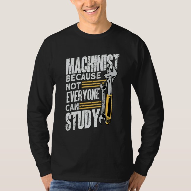 T-shirt Machine Operator Machinist (Devant)