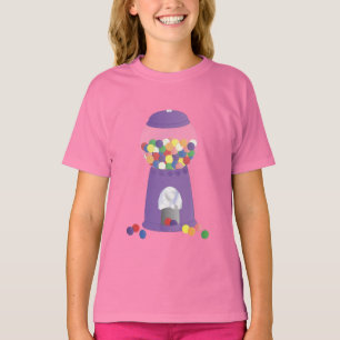 T-shirt Machine pourpre de Gumball