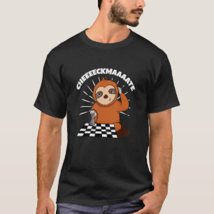 T-shirt Machines À Échecs Ceckmate Lent Dans Un Jeu D'Éche
