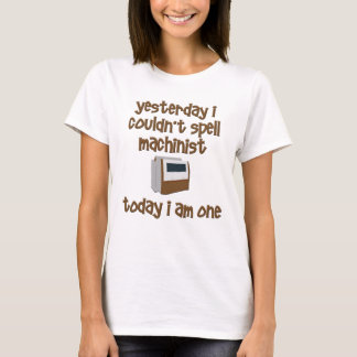 T-shirt Machiniste d'orthographe