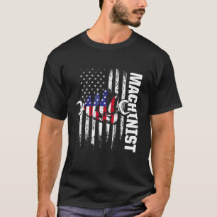 T-shirt Machiniste Machine Opérateur Machiniste Machinerie