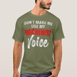 T-shirt Machiniste Machine vocale Opérateur