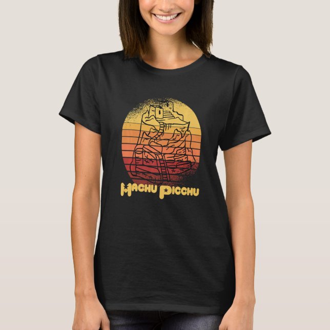 T-shirt Machu Picchu Peru Souvenir Inca Town South America (Devant)