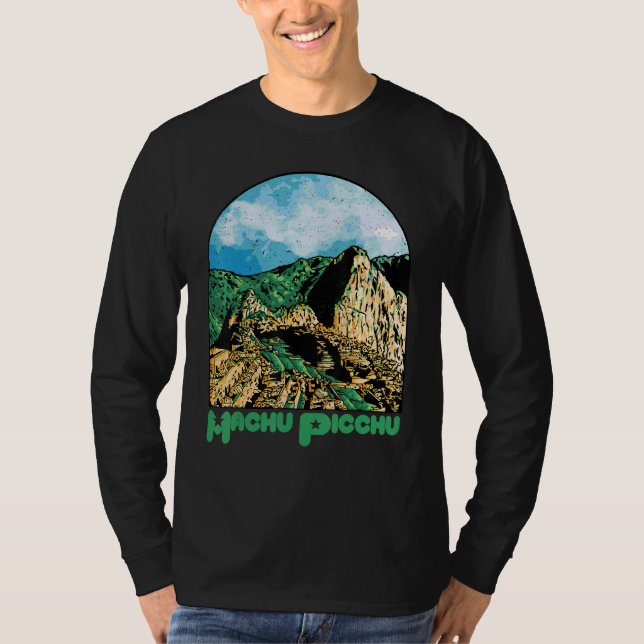 T-shirt Machu Picchu Souvenir Peru Ruined city South Ameri (Devant)