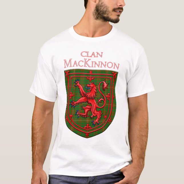 T-shirt MacKinnon Chasse Tartan Scottish Plaid (Devant)