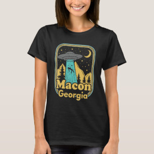 T-shirt Macon Georgia Oufo Alien Hunter 80s State Pride