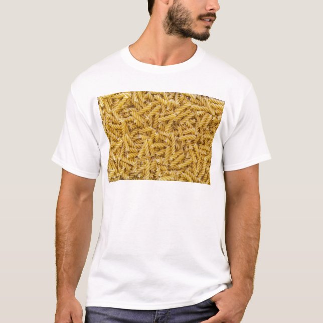 T-shirt Macro pasta Fusilli en tant que structure arrière  (Devant)