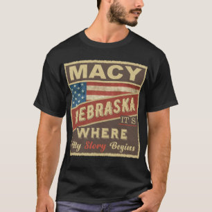 T-shirt MACY, NE C'est là que commence mon histoire