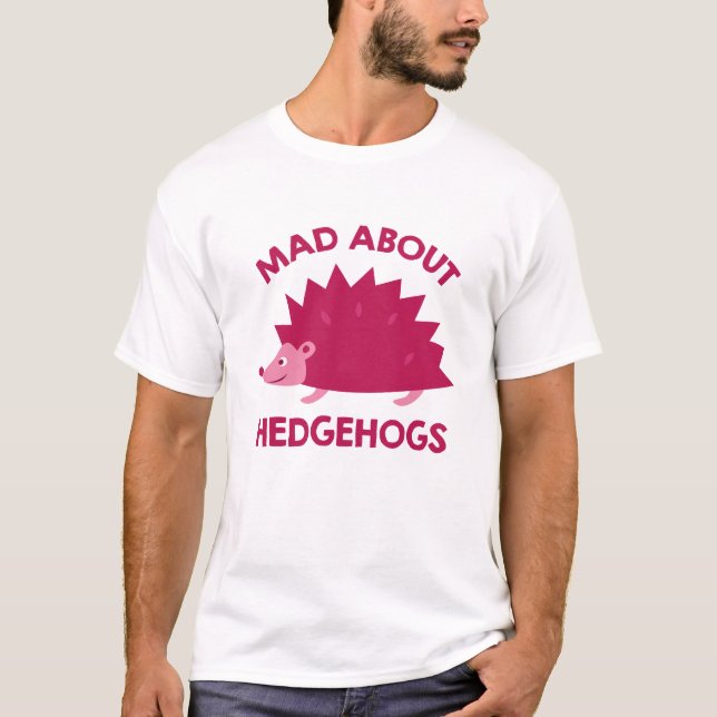 T-shirt Mad à propos des hérissons (Devant)