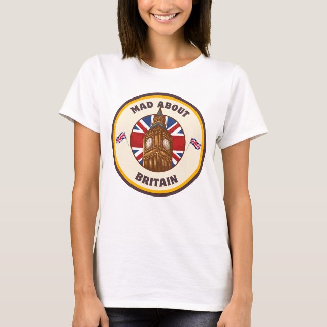 T-shirt Mad About Britain Big Ben Women's (Devant)