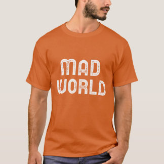 T-shirt Mad World Music Lover Retro Music boy