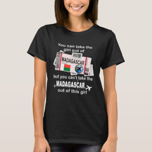 T-shirt Madagascar Boarding Pass Madagascar Girl Madagas