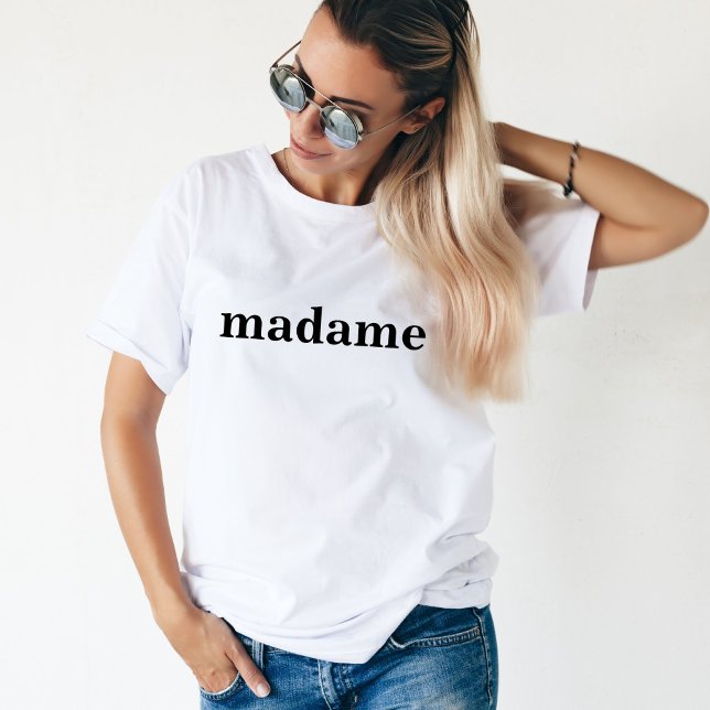 T-shirt Madame (madame bride t-shirt)