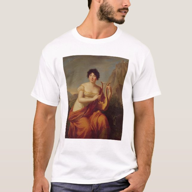 T-shirt Madame de Stael comme Corinne (Devant)