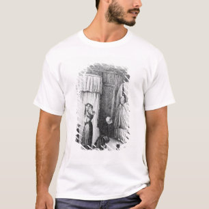 T-shirt Madame d'une cinquantaine d'années dans la salle