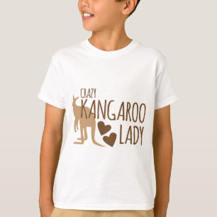 T-shirt Madame folle de kangourou