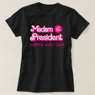 T-shirt Madame la Présidente, Tim en rose