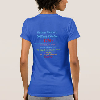 T-shirt Madame le Président le secrétaire de sénateur