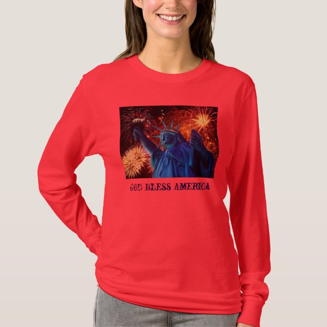 T-shirt Madame Liberty Long Sleeve Shirt (Devant)