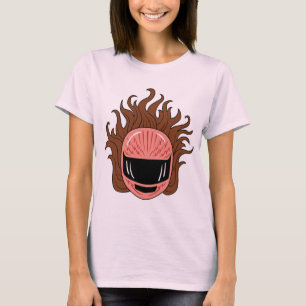 T-shirt Madame Rider - rose