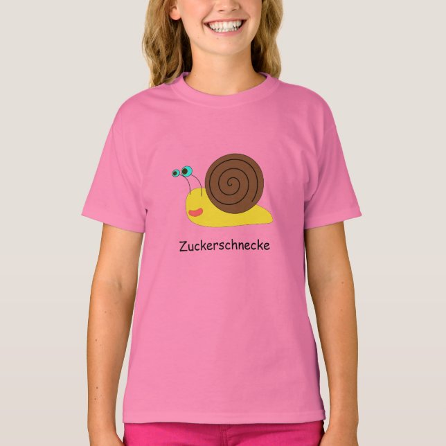 T-shirt Mädchen "Zuckerschnecke" (Devant)