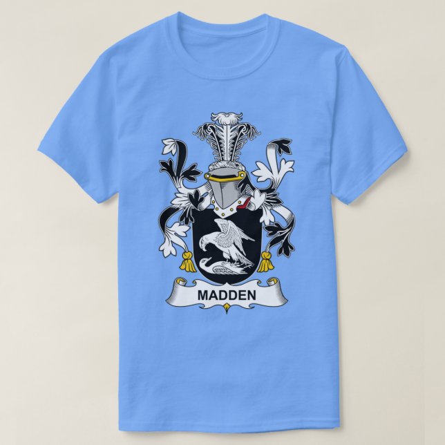 T-shirt Madden Coat of Arms Family Crest  (Design devant)