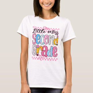 T-shirt Mademoiselle 2e année Ck pour les filles à l'école