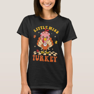 T-shirt Mademoiselle Dinde Automne Tomaison Thanksgiving G