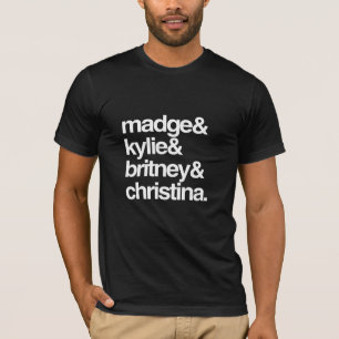 T-shirt Madge Kylie Britney et Christina