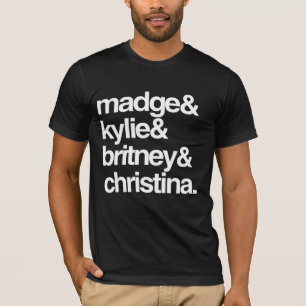 T-shirt Madge Kylie Britney et Christina