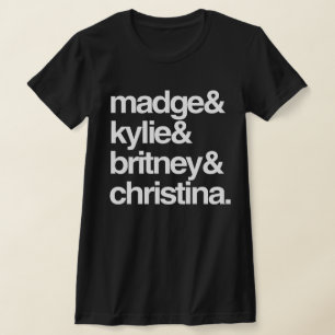 T-shirt Madge Kylie Britney et Christina