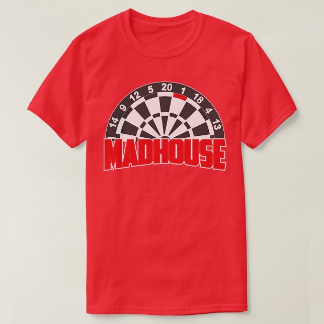 T-shirt Madhouse Funny Darts (Design devant)