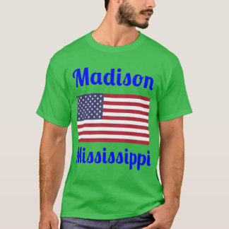 T-shirt Madison Mississippi Imprimés de Style
