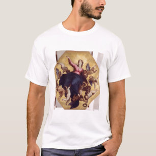 T-shirt Madonna a porté par des anges (le fresque de