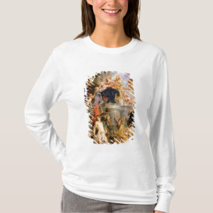 T-shirt Madonna couronné avec l'enfant