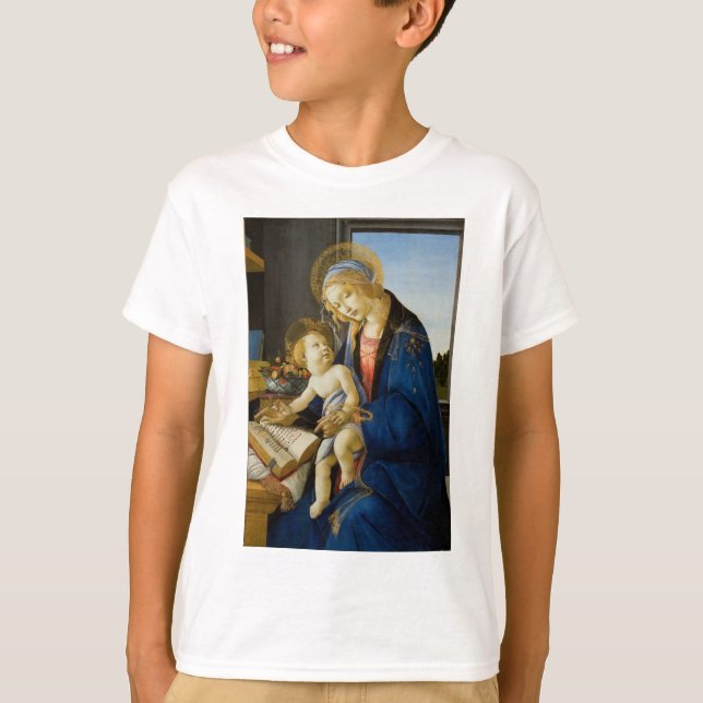 T-shirt Madonna du Livre de Botticelli (Devant)