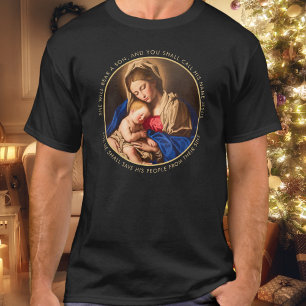 T-shirt Madonna & Enfant traditionnel Noël religieux