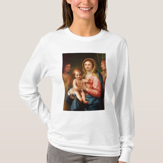 T-shirt Madonna et enfant avec deux anges, 1770-73 (Devant)