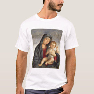 T-shirt Madonna et enfant (huile sur le panneau) 2