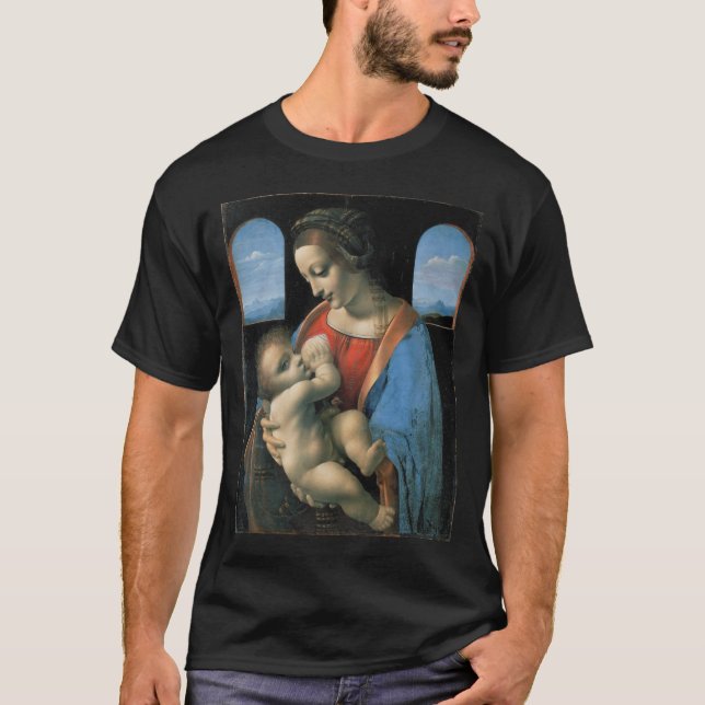 T-shirt Madonna Litta par Leonardo da Vinci (Devant)