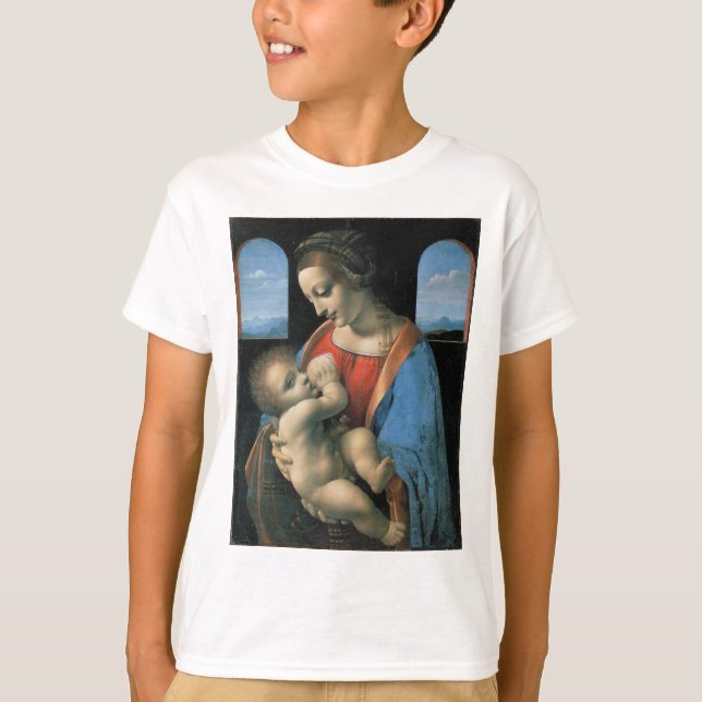 T-shirt Madonna Litta par Leonardo da Vinci (Devant)