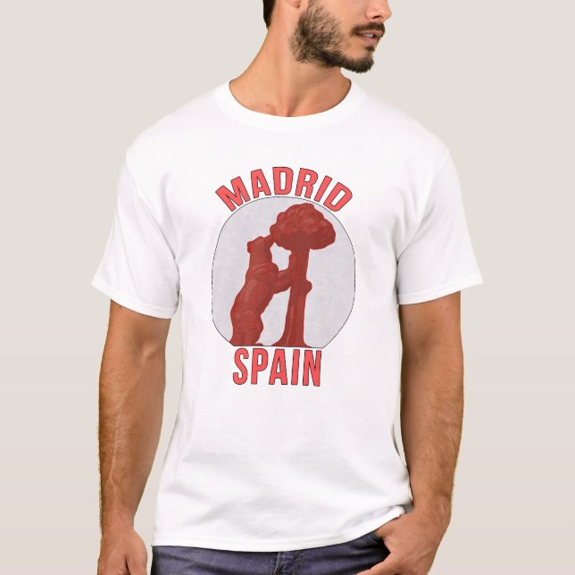 T-shirt Madrid Espagne (Devant)