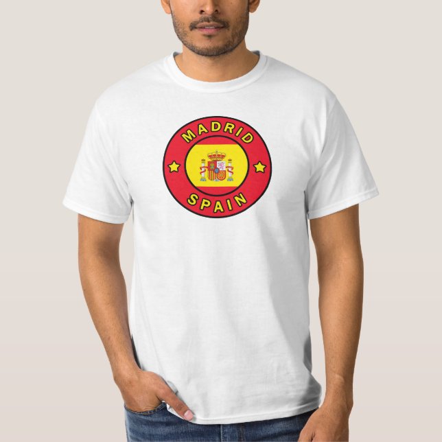 T-shirt Madrid Espagne (Devant)