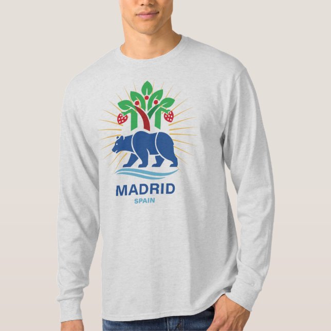 T-shirt Madrid Spain Europe (Devant)