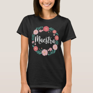T-shirt Maestra enseignant espagnol bilingue