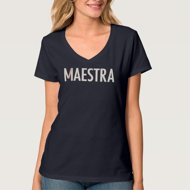 T-shirt Maestra V-Neck (Devant)