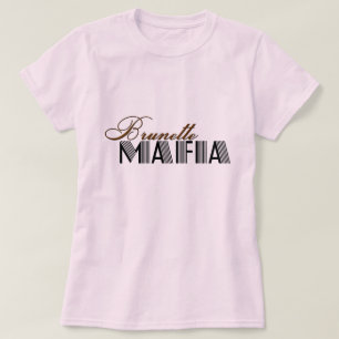 T-shirt Mafia de brune