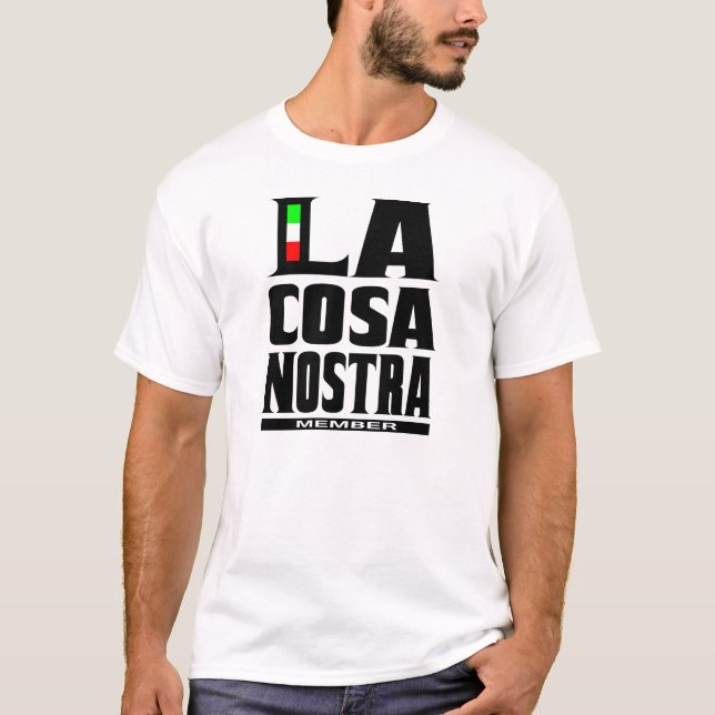 T-shirt Mafia - nostra de cosa de La (membre) (Devant)