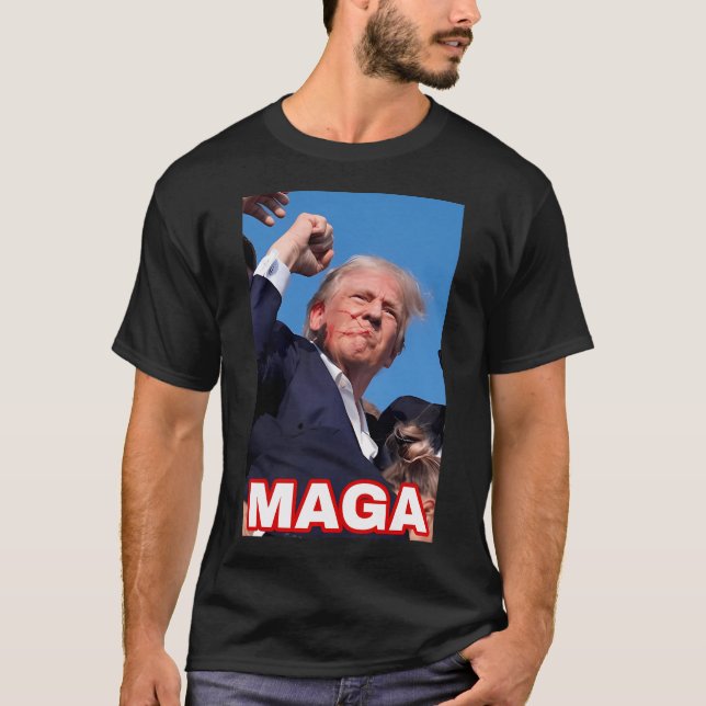 T-shirt Maga 2024 Trump (Devant)