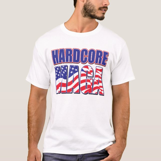 T-shirt MAGA hardcore (Devant)
